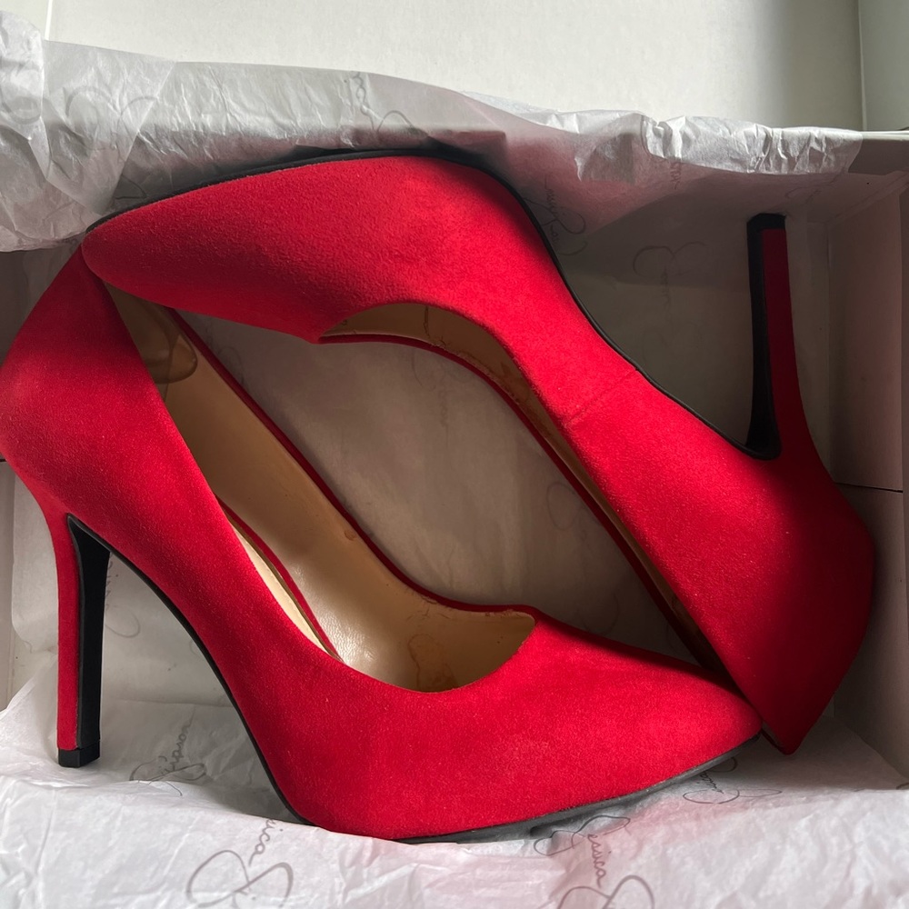 Jessica Simpson Red Pumps